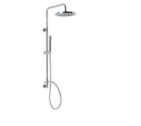 COLONNA DOCCIA REGOLABILE OTTONE CROMATO C02814I EMMEVI DEVIATORE PRESA INCASSO