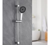 Colonna Doccia senza Miscelatore Saliscendi Doccia 70cm con Doccetta 5 Geti Asta