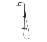 Imex Rubinetteria - colonna doccia in finitura nero opaco e miscelatore termostatico incluso BTM039/NG