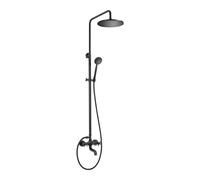 Colonna doccia vasca Idrostile collezione Madruga retro nero Ø250 mm Nero