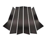 colonna finestrini BC Compatibile Con Porsche Per Macan 2014-2022 6 Pezzi Modanature Montanti Auto Per Finestrini Portiere Colore Nero Lucido Esterno