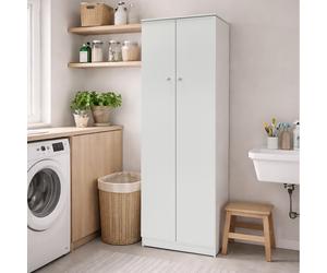 COLONNA MOD. MULTIUSO CM 62X34 H. 183 BIANCO OPACO