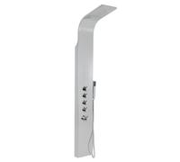 Colonna Doccia 004 Termostatica Acciaio Inox 4 Funzioni Getto A Cascata 2 Bocchette Idro Lombari L20xP44xH165