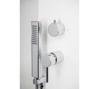 Metaform Trend Colonna Doccia Pannello Bianco Opaco 4 Funzioni (N32802)
