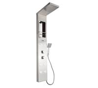 COLONNA PANNELLO DOCCIA IDROMASSAGGIO CASCATA MULTIFUNZIONE TERMOSTATO CITY PLUS