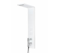 Metaform Trend Colonna Doccia Pannello Bianco Opaco 4 Funzioni (N32802)