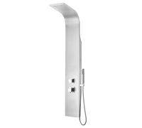 COLONNA PANNELLO IDROMASSAGGIO ACCIAIO INOX SPAZZOLATO ALLUMINIO ANTIMPRONTA ABS
