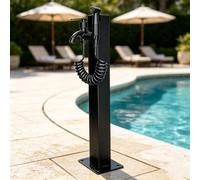 Colonna per rubinetto da esterno resistente al gelo, idrante da cortile per rubinetto per acqua stagnante a bordo piscina in acciaio inossidabile per villa - Altezza 60/95 cm