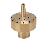 Colonna per ugello di fontana in ottone, ugello per fontana d’acqua con spruzzo a getto multidirezionale, testa irroratrice a forma di fiore per laghetto da giardino, crea un (G1/2 pollici)