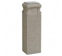 Colonna Piedist per Piante in Pietra , Colonna Ricchezza (ca. 70cm) | Resistente a insetti, Colonna atica, Creazione punti focali, Per appassionati cultura