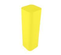 Colonna quadrata Espositore Supporto Piedistallo per sweet table plastica cm 30x30x70 h Giallo Made in Italy