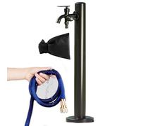 Colonna rotonda per rubinetto da giardino LWX - Soluzione di irrigazione esterna durevole regolabile in altezza facile installazione perfetta per esigenze di giardinaggio e irrigazione