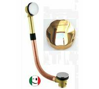 COLONNA SCARICO VASCA " CLICK CLACK " DORATO - BAGNO ORO 24KT