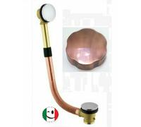 COLONNA SCARICO VASCA " CLICK CLACK " RAMATO - RAME