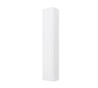 Colonna sospesa da bagno a 2 ante reversibili Bianco Opaco MAYA