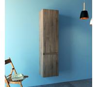Colonna sospesa ISEO pensile da bagno con Anta MADE IN ITALY Versione Destra - : , CONFEZIONE: 1 pz., Finitura-: Noce Tranché