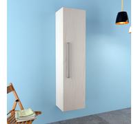 Colonna Sospesa Senna Pensile Bagno con Anta Made in Italy Reversibile - : , CONFEZIONE: 1 pz., Finitura-: Frassino Tranché