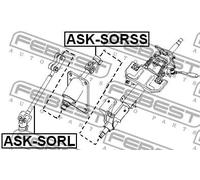 FEBEST ASK-SORL Albero sterzo