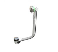 COLONNA VASCA AUTOMATICA IN PP E OTTONE CROMATO SENZA SIFONE SCARICO BAGNO