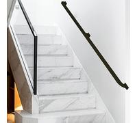 Colonne e balaustre metalliche per scale Corrimano for scale in ferro battuto 30-600 cm Maniglione for montaggio a parete(8.2ft/250cm)