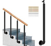 Colonne Per Balaustre Scale Montate Lateralmente, Montanti Per Ringhiera In Ferro Battuto A Forma Di L Staffe Angolari Regolabili A 270°, Parapetto Di Sicurezza Interni/esterni(105cm(41.3in))