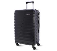 Colonnello Tapioca Valigia media 23 kg | Valigia da viaggio rigida con 4 ruote doppie a 360°, lucchetto numerico e manico telescopico | Bagaglio impermeabile per viaggi in aereo, Nero, Classico