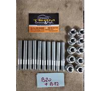 Colonnetta Ruota Competizioni M12x1,25 L80 + Dado Chiave 17 Acciaio 10.9