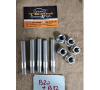 Colonnetta Ruota Competizioni M12x1,25 L80 + Dado Chiave 17 Acciaio 10.9