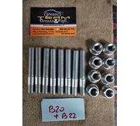 Colonnetta Ruota Competizioni M12x1,25 L80 + Dado Chiave 17 Acciaio 10.9