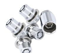 Colonnette per Ruota Compatibile Con Lexus Per UX200 19-23 Per UX250h 19-23 Auto Ruota Borchie 4 Dadi 1 Chiave 33 MILLIMETRI M12x1.5 Hub Per Bullone Set Lug Nut Lock