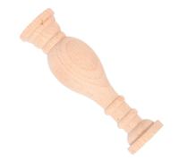 Colonnina a Zucca L63 in Legno Intagliato Decorativa per Mobili