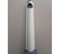 COLONNINA CON BASE FOTOCELLULE SELETTORE INCASSO ELVOX VIMAR GRIGIO CANCELLO H52