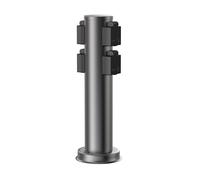 Colonnina con prese da giardino PORU per esterni IP44 a 4 prese, acciaio