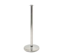 COLONNINA CROMATA TESTA PIATTA SEGNA PERCORSO DELIMITA AREA PER CORDONI INTRECCI