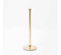 COLONNINA GOLD TESTA PIATTA SEGNA PERCORSO DELIMITA AREA PER CORDONI INTRECCIATI