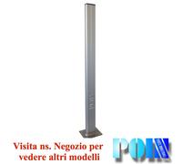 COLONNINA IN ALLUMINIO X FOTOCELLULA COLONNINE X FOTOCELLULE H 50 CM.