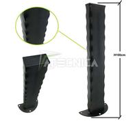 Colonnina in ferro battuto per fotocellule H100 universale automazione INDEM