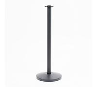 COLONNINA NERA TESTA PIATTA SEGNA PERCORSO DELIMITA AREA PER CORDONI INTRECCIATI