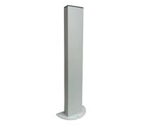 Colonnina universale 100cm per fotocellule grigio chiaro RAL9006 Indem COL100M