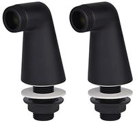 Colonnine Nero Opaco per Vasca Maschio 1/2" - 3/4" | Connessione Solida e Design Moderno | Per Montaggio su Troppopieno o Corpo Rubinetteria | NOYON & THIEBAULT