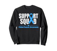 Colonscopia Blu per la consapevolezza del Cancro al Colon di Sostegno colorettale Felpa