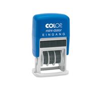 Colop 105104 mini-dater 160/L1 Timbro data 25 x 12 mm (L x A) Blu