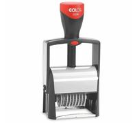 Colop Timbro numerico Classic Line 2008 - 8 cifre, corpo in metallo, 17 x 8 x 5,5 cm