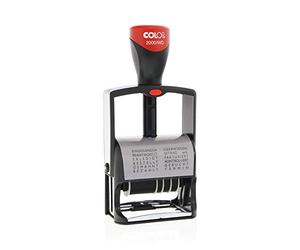 Colop 2355102000 - Timbro polinomio e datario 2000/WD, 43 x 10 mm, tampone nero