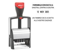 COLOP - 2660 - Timbro Datario Classic Line 2660 - autoinchiostrante - 37 x 58 mm - 7 righe - Colop - 48009 - Conf. da 1 Pz. - 2660