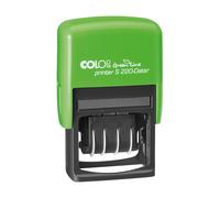 Colop Date Stamp Printer S 220 Green Line, Date in German, Environmentally Frien