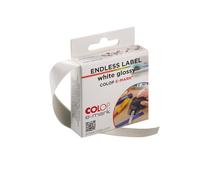 Colop e-mark - Etichette infinite, 14 mm x 8 m, resistenti agli spruzzi e ai graffi