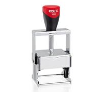 COLOP Expert Timbro personalizzato | Timbro in metallo professionale | Timbro aziendale e indirizzo | Autoinchiostrante | Diverse misure disponibili (3600)