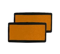 COLOP NIO Replacement Ink Pad, Pack of 2 Ink Pads, Shiny Orange