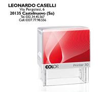 COLOP - PR 30 G7 BI - Timbro Printer 30 - 18 x 47 mm - 5 righe - autoinchiostrante - nero - Colop - 48001 - Conf. da 1 Pz. - PR 30 G7 BI